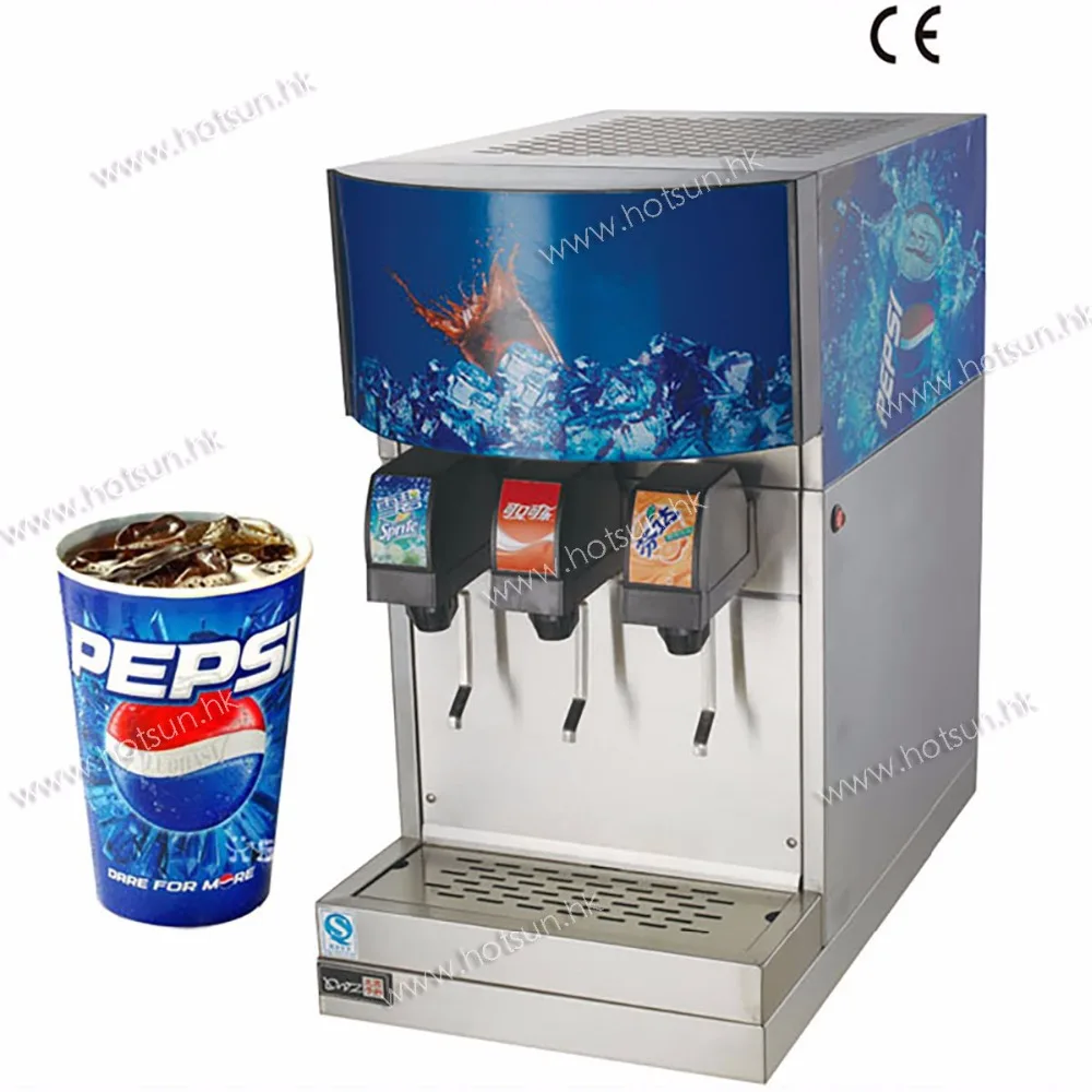 Commercial Electric 3 Flavor Ice and Beverage Soda Fountain System