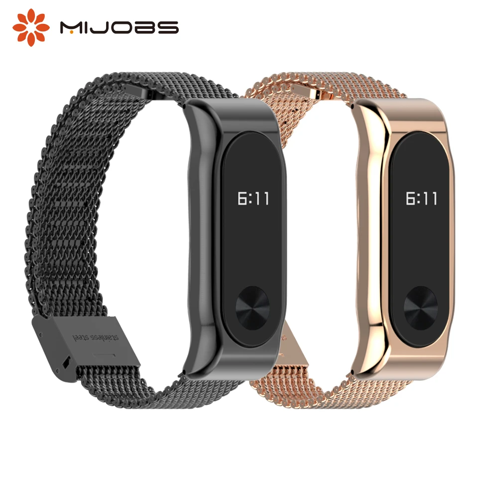 Mi Band 2 In Metallo Cinturino Da Polso Bracciale In Acciaio Inossidabile  per Xiaomi Mi Banda 2 Accessori Intelligenti Orologio Miband 5 4 3 2  Wristband della fascia|Smart Accessories| - AliExpress