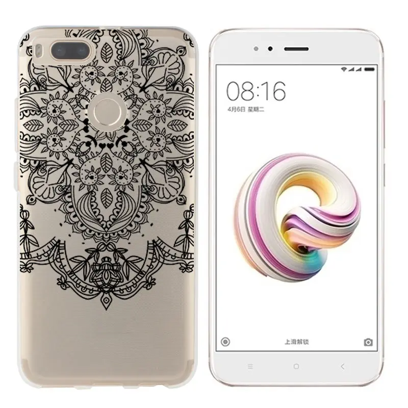 Patterned Phone Case for Xiaomi  Mi 8 A2 Lite Mi 5X 6X Pocophone F1 Clear Cover Redmi 5 Plus 6 Pro 4X Note 5 Pro Soft TPU Shell (11)