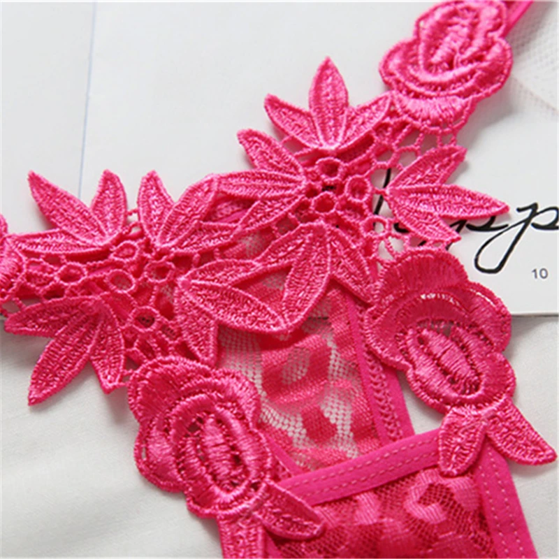 Brand Women Sexy Underwear Transparent Flower G String Pearls Thongs Women's Sexy Panties Lace Culotte Femme Sexy Lingerie (3)