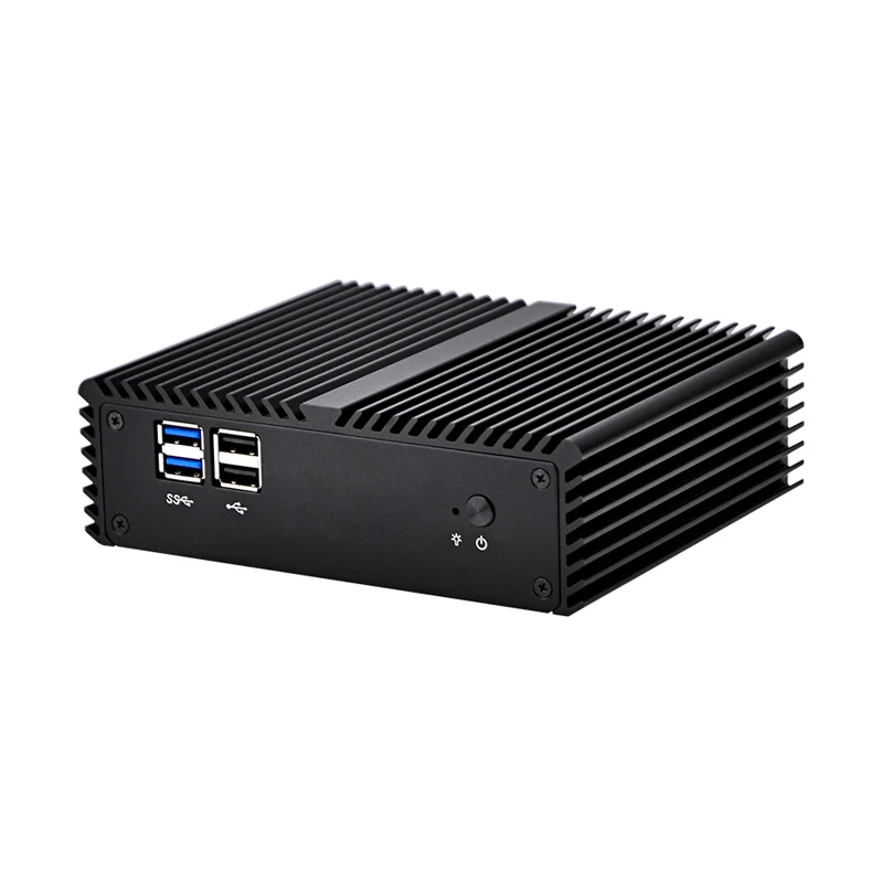 Мини ПК Qotom Celeron Core i3 i5 i7 поддержка Linux Ubuntu Win безвентиляторный микро компьютер 2