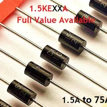 20 шт 1.5KE6.8A 1.5KE12A 1.5KE15A 1.5KE18A 1.5KE20A 1.5KE24A 1.5KE27A 1.5KE30A 30A 24A 20A 18A 15A 12A 6.8A 6A8 ТЕЛЕВИЗОРЫ Диода