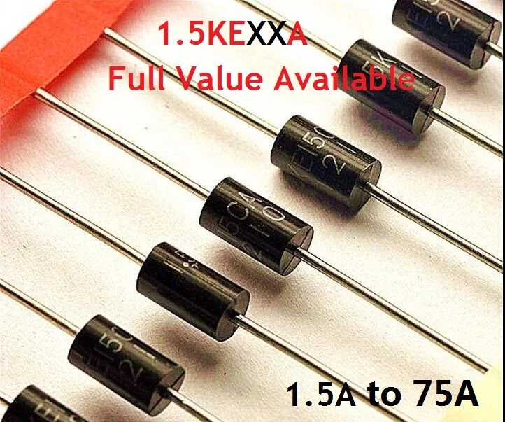 Телевизор с диодами 20 шт 1 5 6 8a 12 15 18 а 24 27 30 8 а|tvs diode|transistor diodelot lot |