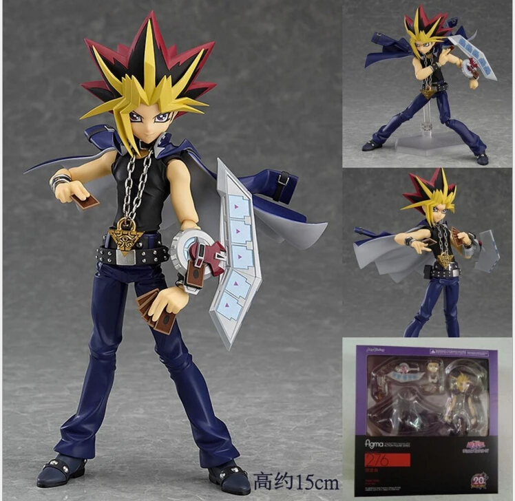 Yu Gi Oh Toys MUTO YUGI Figma 276 Action Figure 15CM Collectible Toys YuGiOh Figure For Boy