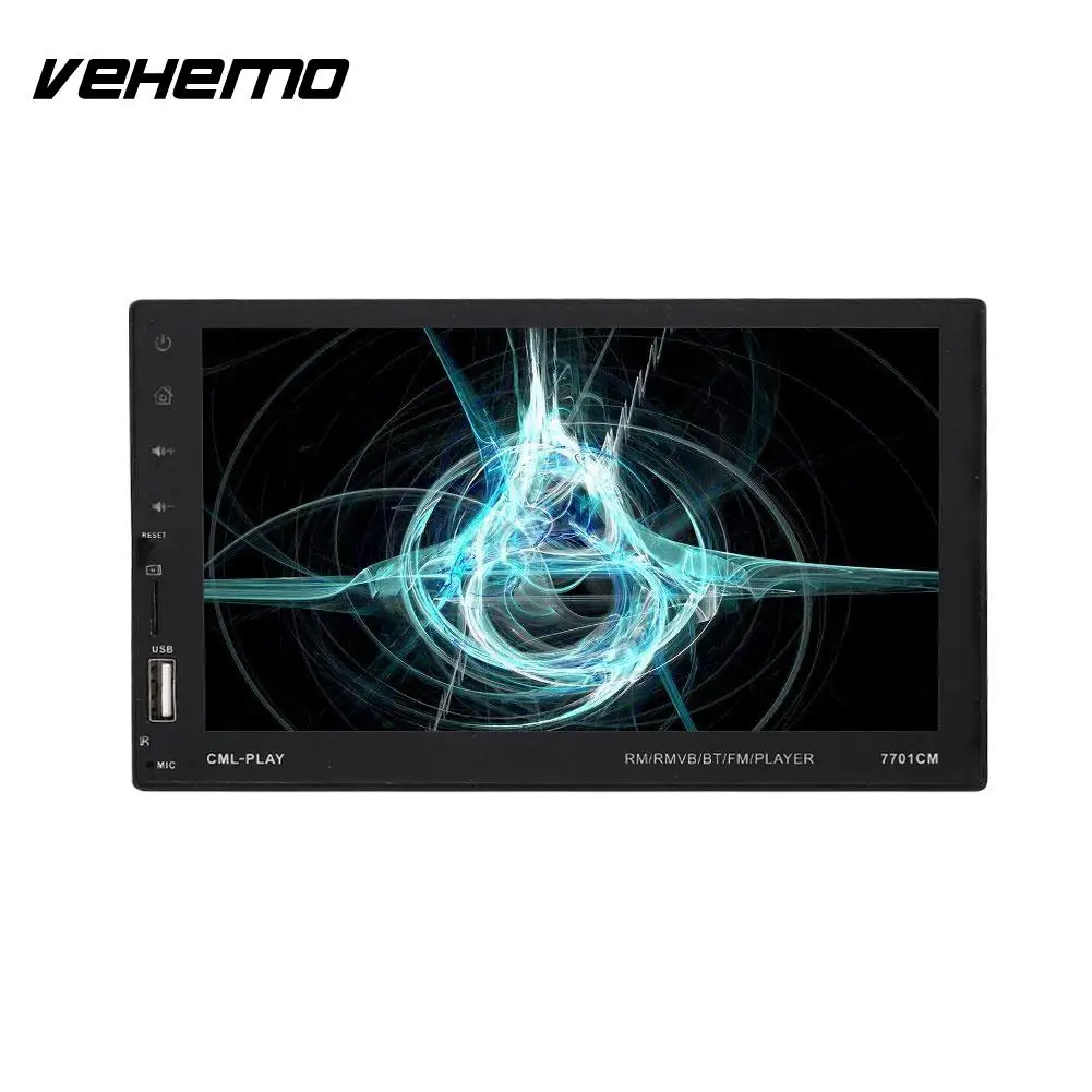 

Vehemo In-Dash 2DIN MP5 Player Car MP5 Bluetooth USB Automobile Premium FM