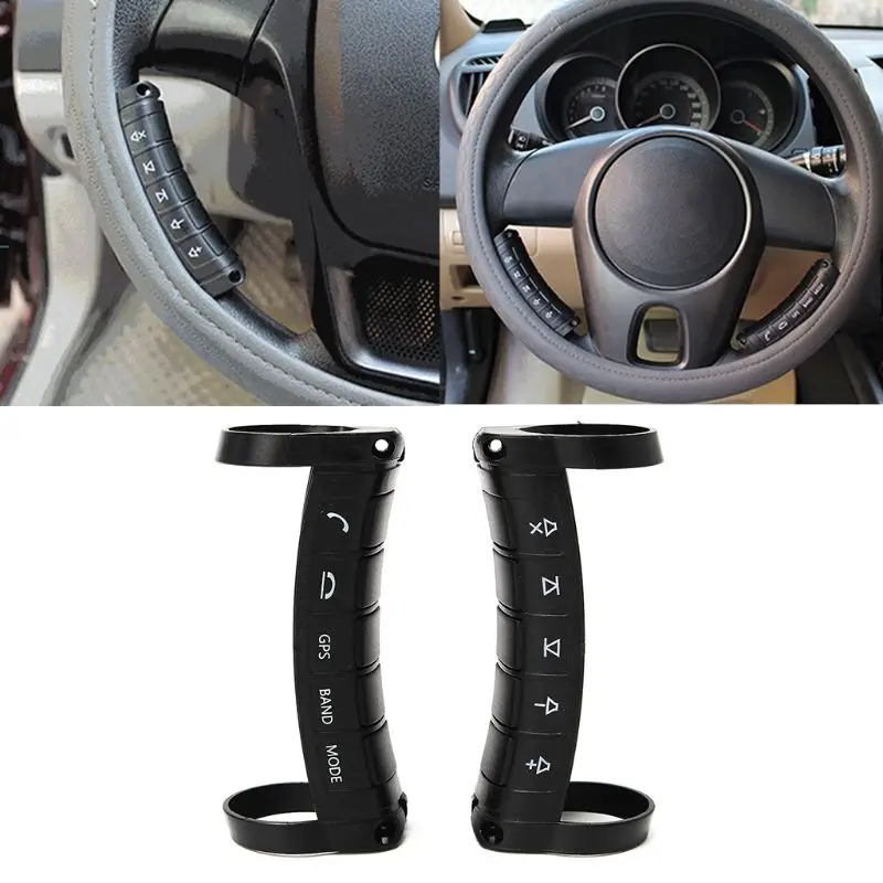 

1 Set Universal Multi-function Wireless Vehicle Car Steering Wheel Controller DVD Navigation Buttons Controller Accessories