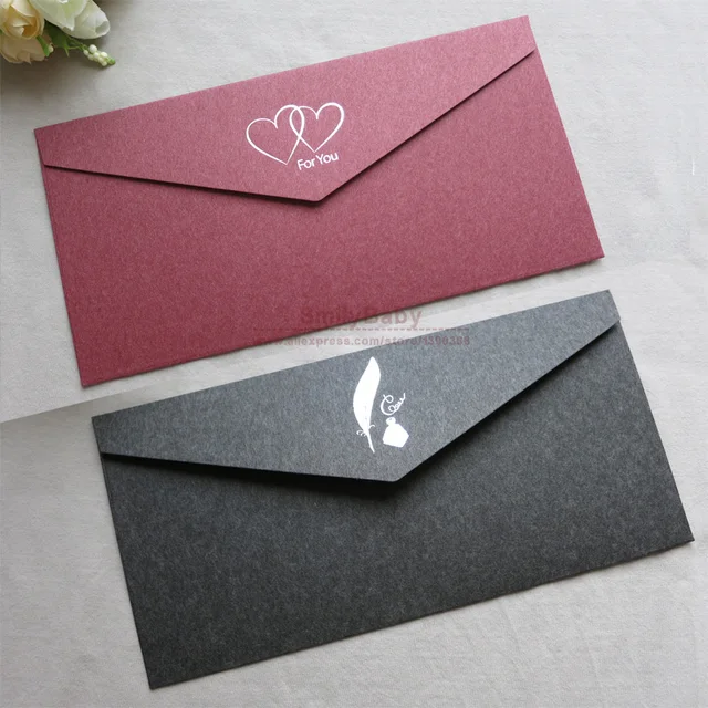 5pcs 22 11cm high quality vintage business envelope wedding