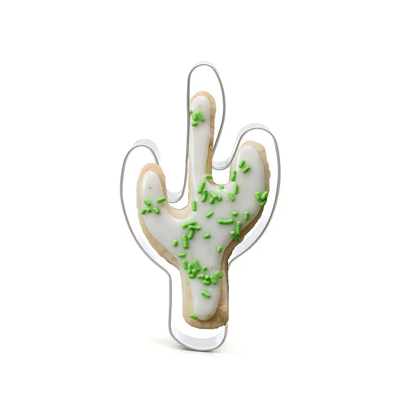 

Rust Steel Cactus Biscuit Mold Cake Fruit Cutting Fondant Cake MoUld