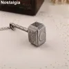 Collier pendentif marteau Thor pour homme, bijou nostalgique, super héros, cadeau de la fête des pères ► Photo 2/3