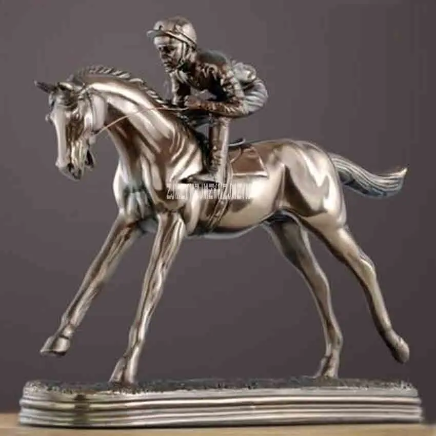 الإبداعية الأوروبي نمط خمر المنزل زخرفة TKD853 الراتنج الحصان سباق تمثال سطح المكتب الديكور غرفة المعيشة ديكور الحرف الهدايا الإبداعية الأوروبي نمط خمر المنزل زخرفة TKD853 الراتنج الحصان سباق تمثال سطح المكتب الديكور غرفة المعيشة ديكور الحرف الهدايا