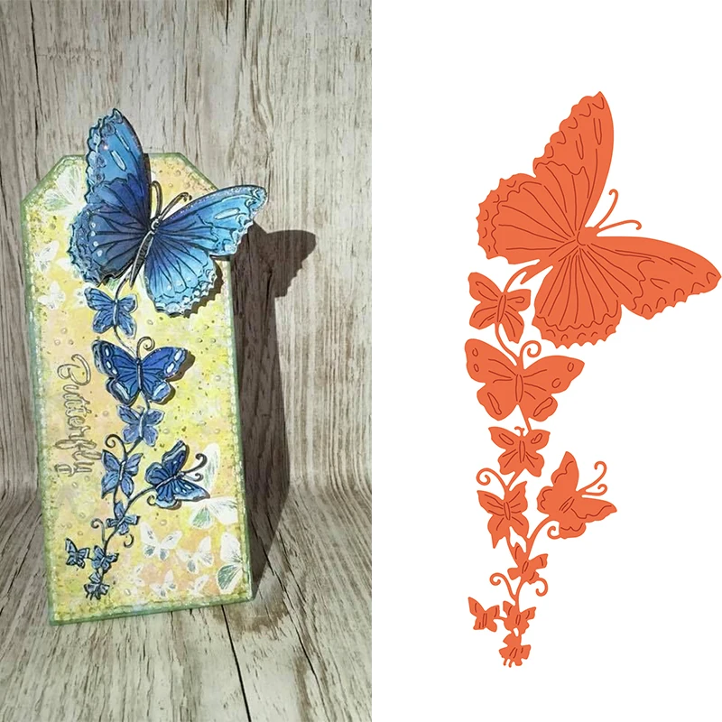 

Butterfly Ornament Metal Cutting Dies Stencil for DIY Scrapbooking Embossing Photo Album Decoration Card Craft Die Cut 2019
