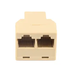 1 шт RJ45 Splitter адаптер 1-2 разъем 3 Порты Кабельный разъем Ethernet сети для портативных ПК переносной компьютер аксессуары