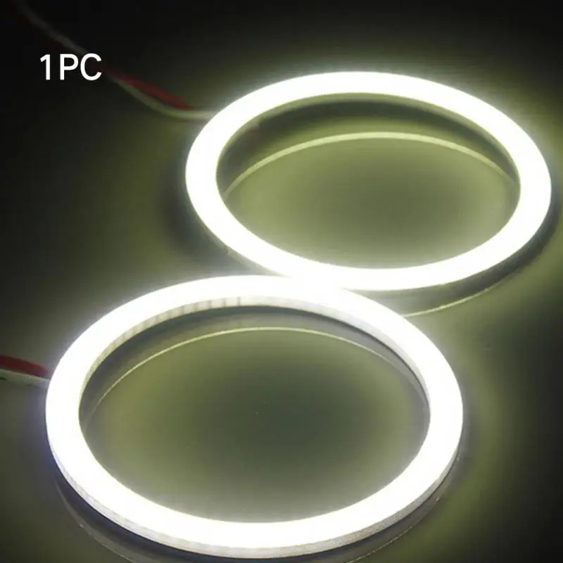 

1Pc Car 12V COB LED CCFL Rings Angel Eyes Fog Light Head Lamp White