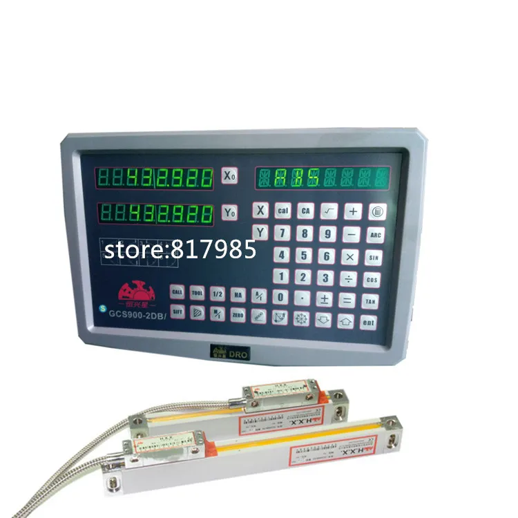 

Milling DRO 2 axis digital readout and linear scale encoder with accessories for installion