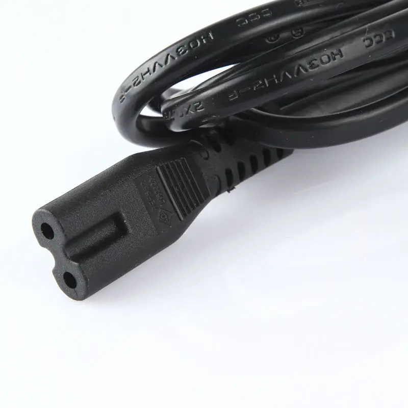 1 шт. 1,5 м кабель питания ЕС 2-зубец ноутбук адаптер переменного тока 2 Pin