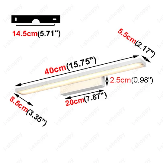 9 Вт/12 Вт/16 Вт/24 Вт LED SMD Настенные Бра Лампа переднего зеркала Спальня Туалет hotel Light Белый В виде ракушки