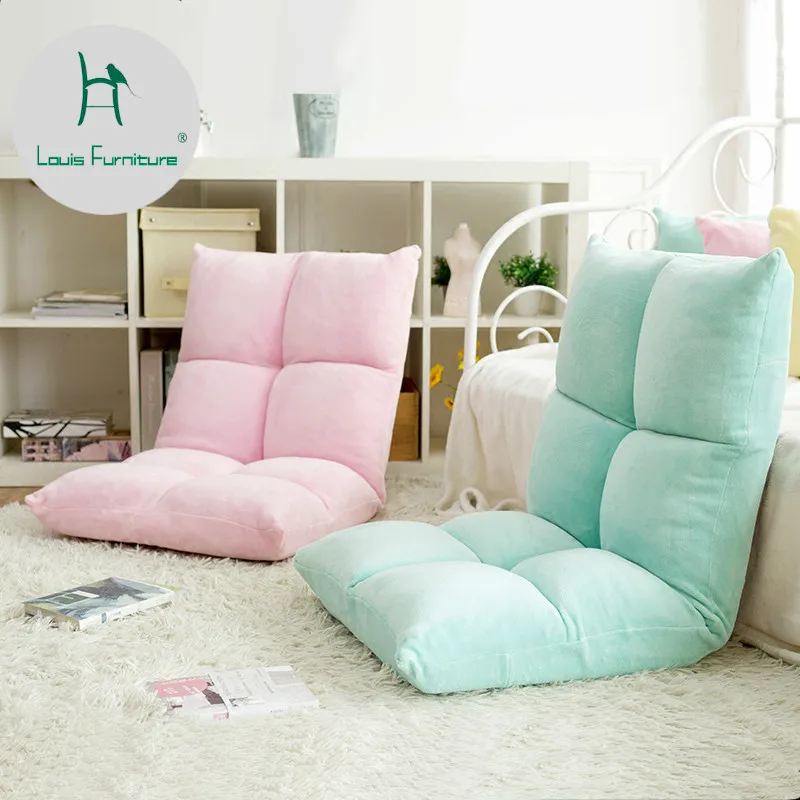 

Louis Fashion Living Room Sofas Creative Lazy Person Lovely Japanese Tatami Folding Single Bedroom Study Window Window Bed
