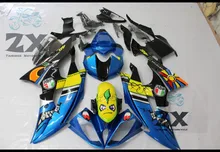 Para livre Completo Carenagens Para YAMAHA R6 2009 2010 2011 2012 2013 2014 2015 Kit De Plástico Injeção Carenagens Da Motocicleta SUK SHA