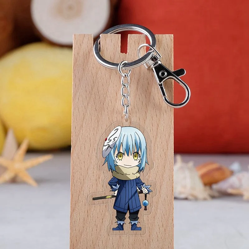 

Anime Keychain That Time I Got Reincarnated As A Slime Cosplay Rimuru Tempest Keychain Cartoon Ornament Gift