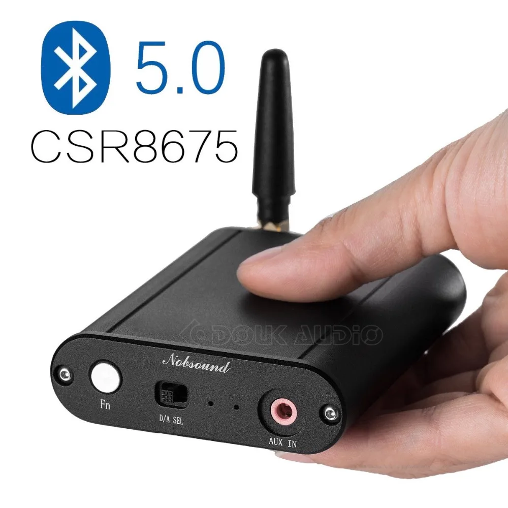 Nobsound Мини Bluetooth 5,0 HiFi без потерь передатчик CSR8675 беспроводной адаптер OPT/коаксиальный/AUX 24 бит APTX-HD