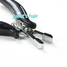 1 шт., ржавеющие черные плоскогубцы для кератинового клея, наконечник для микро-кольца и ленты для наращивания волос, многофункциональные плоскогубцы