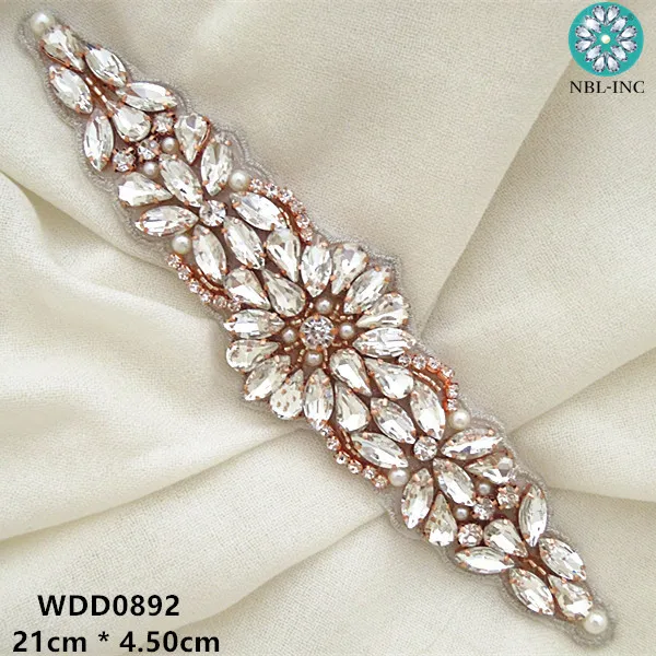 (30pcs) Wholesale hand beaded bridal silver crystal rhinestone