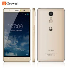D’origine Gooweel M17 4G mobile téléphone D’empreintes Digitales ID MTK6737 Quad core 64bit 5.5 pouces IPS Android 6.0 smartphone 16 GB 8MP GPS cellulaire