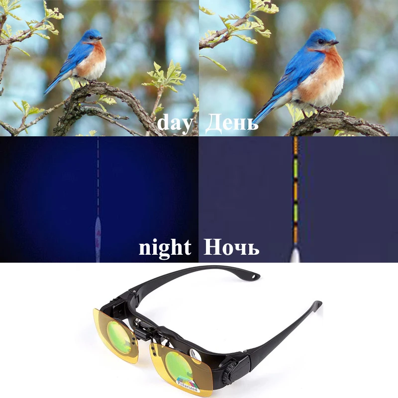 Óculos de Caça Esportes ao ar Zoomable Telescópio Óculos Polarizados Pesca Livre Binocular Proteção uv Visão Noturna Men 8x 2 binocular proteção uv visão noturna