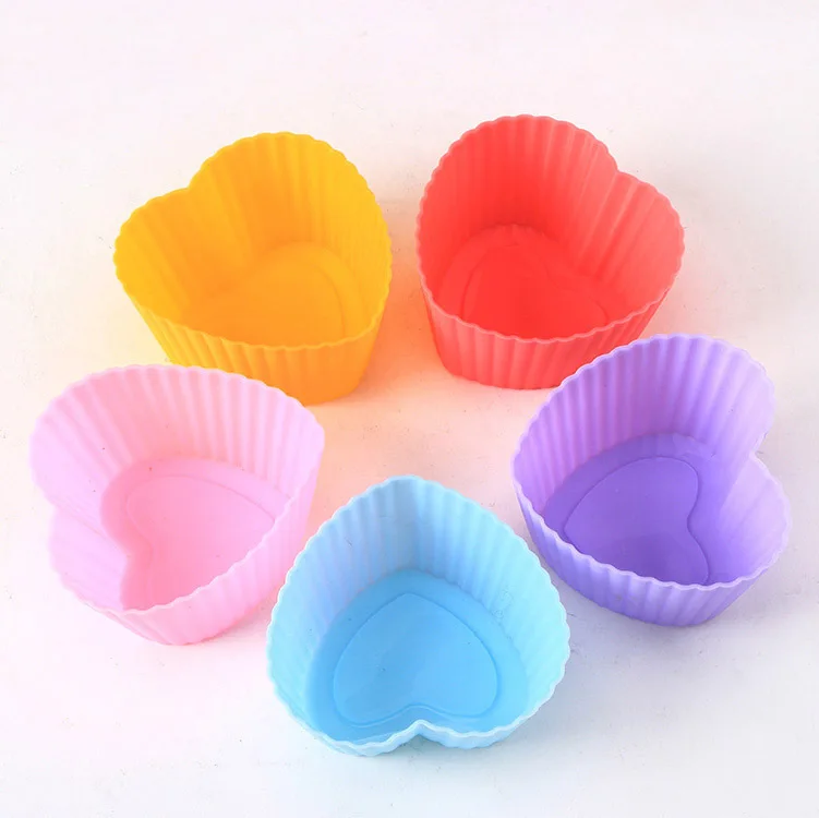 1Pcs Hot Sale Soft Silicone Candy Star Cake Mold Fondant Decorating Muffin Chocolate Cupcake Liner Baking Cup Mould F2933