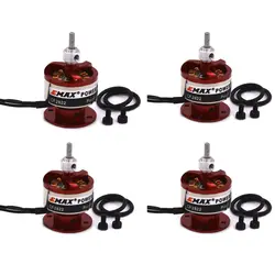 4 шт. Emax CF2822 KV1200 подходит для 11.1 В Li-Po бесщеточный Двигатель для r/c Электрический самолет