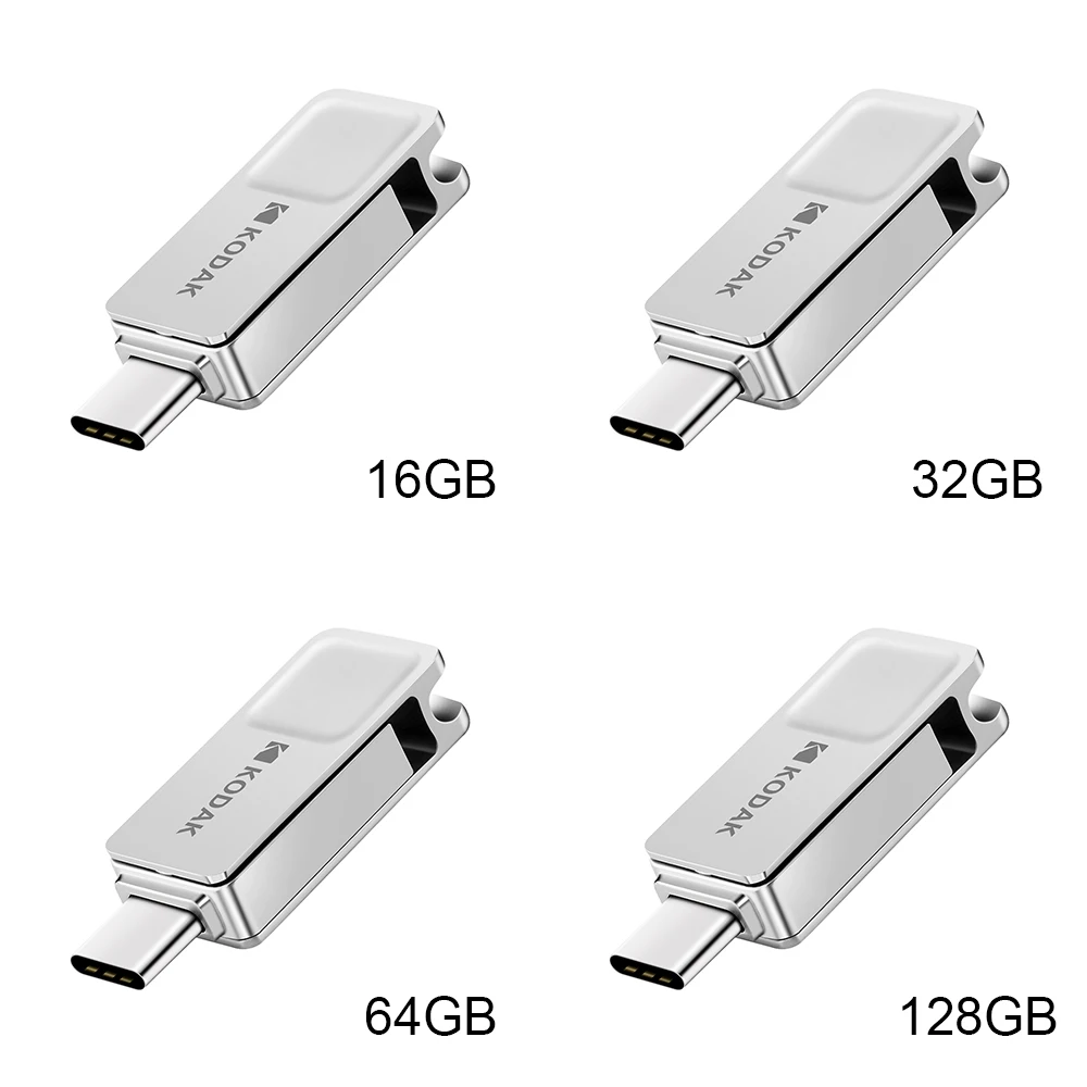 Kodak K223C 16GB металлический USB флеш накопитель USB3.1 type C OTG 32GB карта памяти 64GB memoria usb 3 1