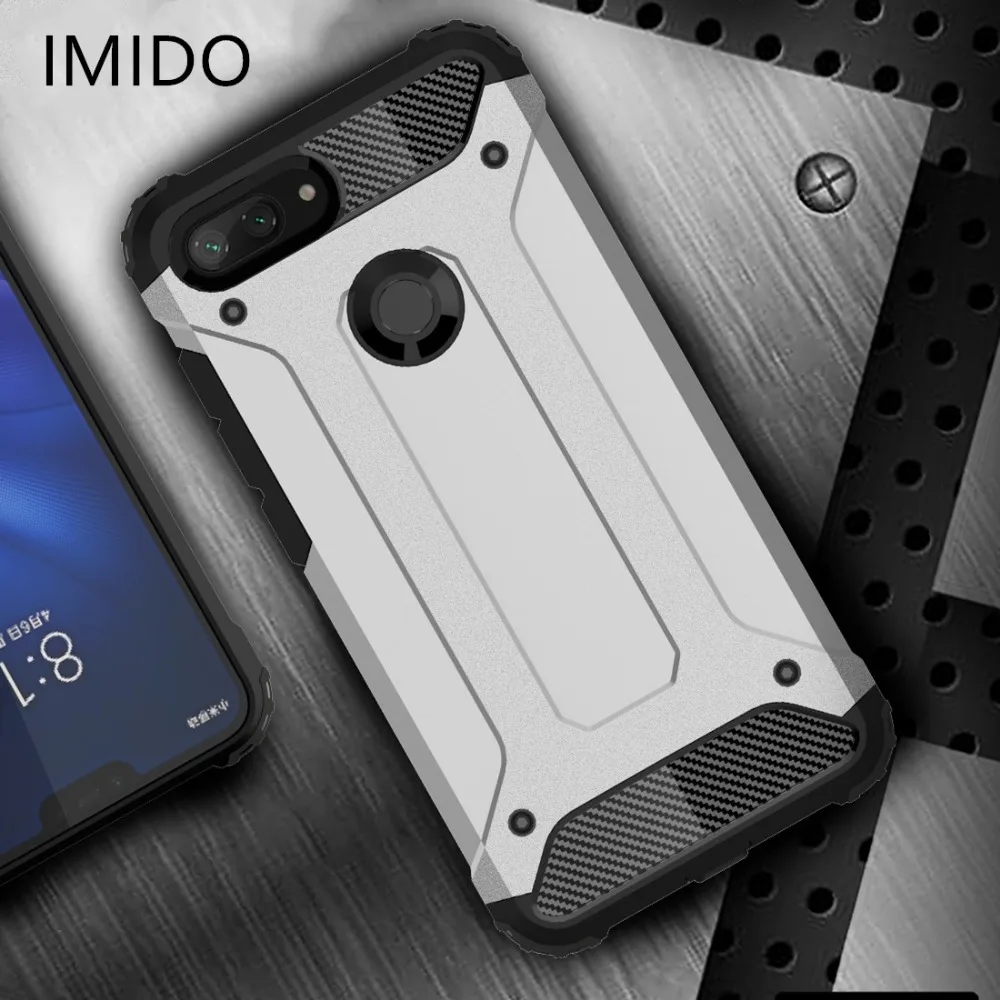 For Xiaomi Mi 8lite 8 6 8SE 5X 6X A1 A2 MAX2/3 F1 Armour PC+TPU Phone Case redmi note6pro note5/4/4X S2ShockProof silicon case |