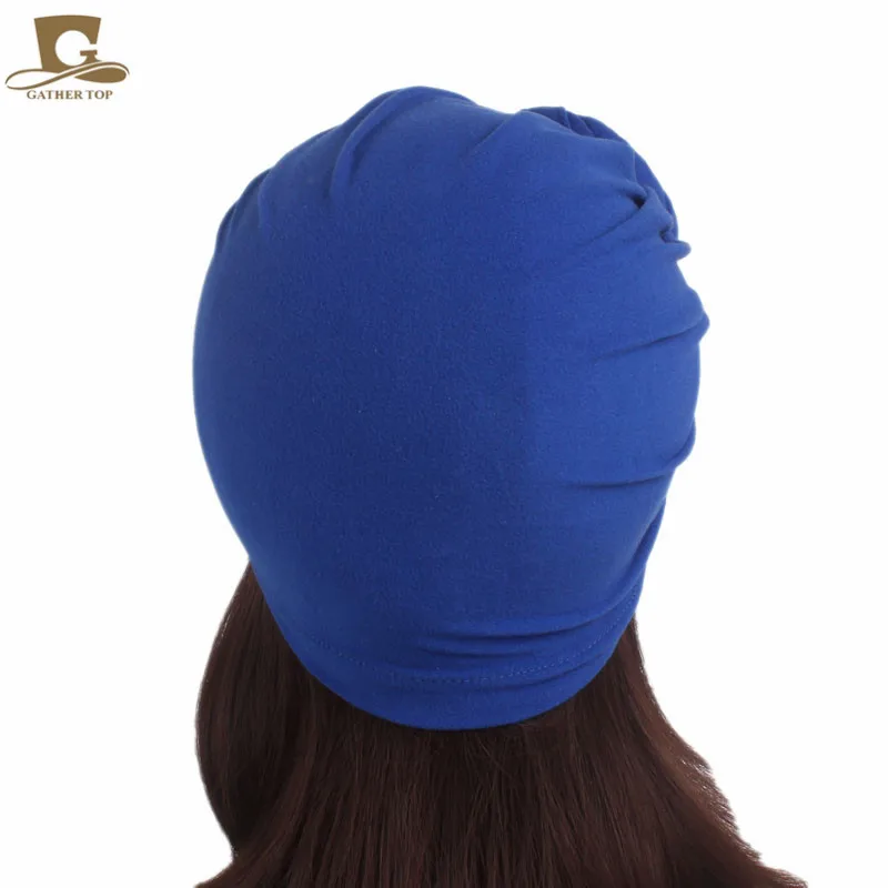 2 Turbanti Chemo Per Donna – Copricapo Elasticizzato Con Nodo – Leggero E Morbido