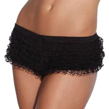 MiaoErSiDai горячая Распродажа на Хэллоуин женское сексуальное кружевное белье трусики цвета радуги красота оборками S-M-L-XL Размер