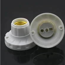 2 шт./лот Потолочный Энергосберегающие держатель лампы светодиодные лампы на основе толстого медного E27 спираль винтовой ламповый патрон