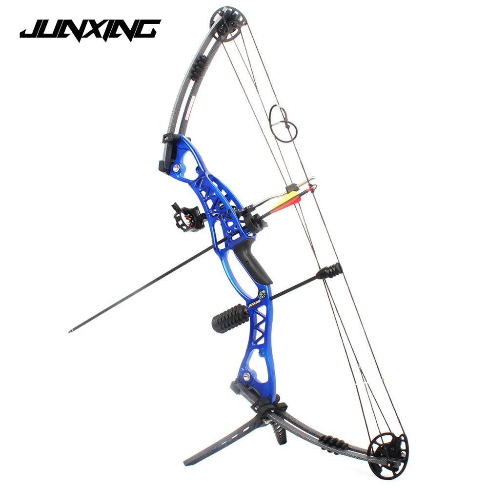 

New Hunting Archery Compound Bow 40-60lbs Aluminum Alloy Slingshot Bow with Peep Sight for Adult Hunter Outdoor Hunting Shooting