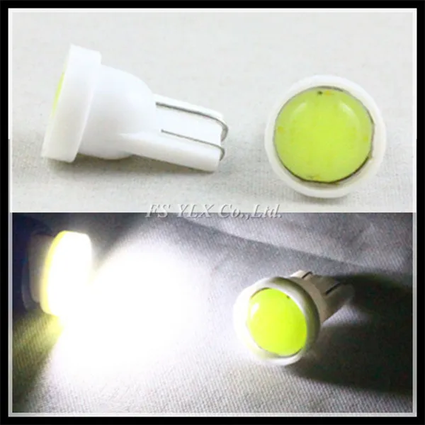 

50 pcs/lot T10 194 168 W5W 6 LED COB Chip Car Door Light Clearance Lights, Wholesale Car Side Light Bulbs White