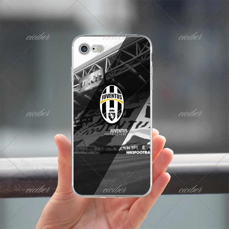 Juve Juventus Fc Football Logo Soft Silicon Phone Cases Cover For Iphone 6 6s 7 8 Plus 5s Se X Capinha Fundas Capa