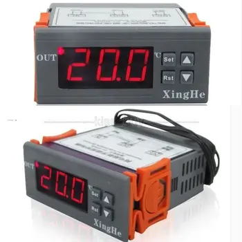 

AC 110V 220V /DC12V Digital LCD Thermostat Regulator Temperature Controller Incubation Control Switch + sensor