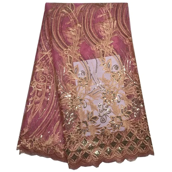 

High quality shiny mesh lace fabric, silver powder, African guipure lace fabric with glued glitter sequins