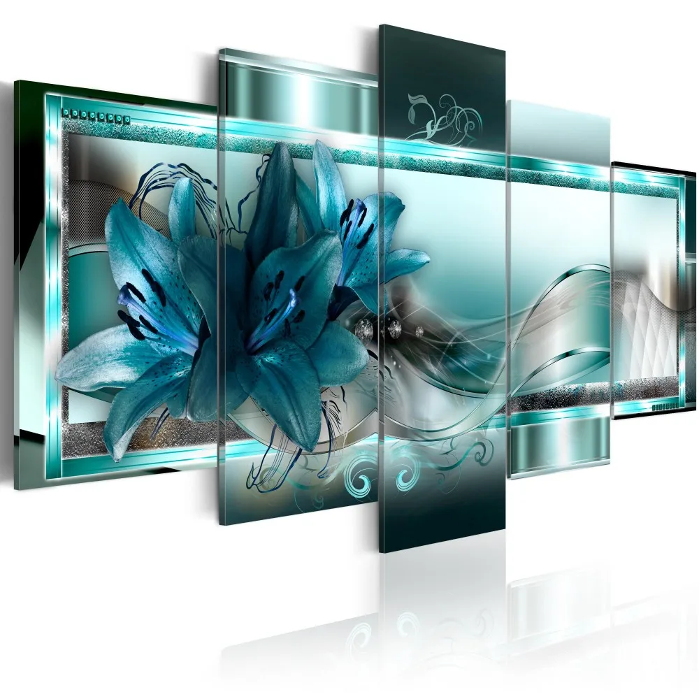 

5D Full Diamond Diamond Embroidery Flower 5D DIY Diamond Cross Embroidery Embroidery Multi-Screen Home Decor NMX
