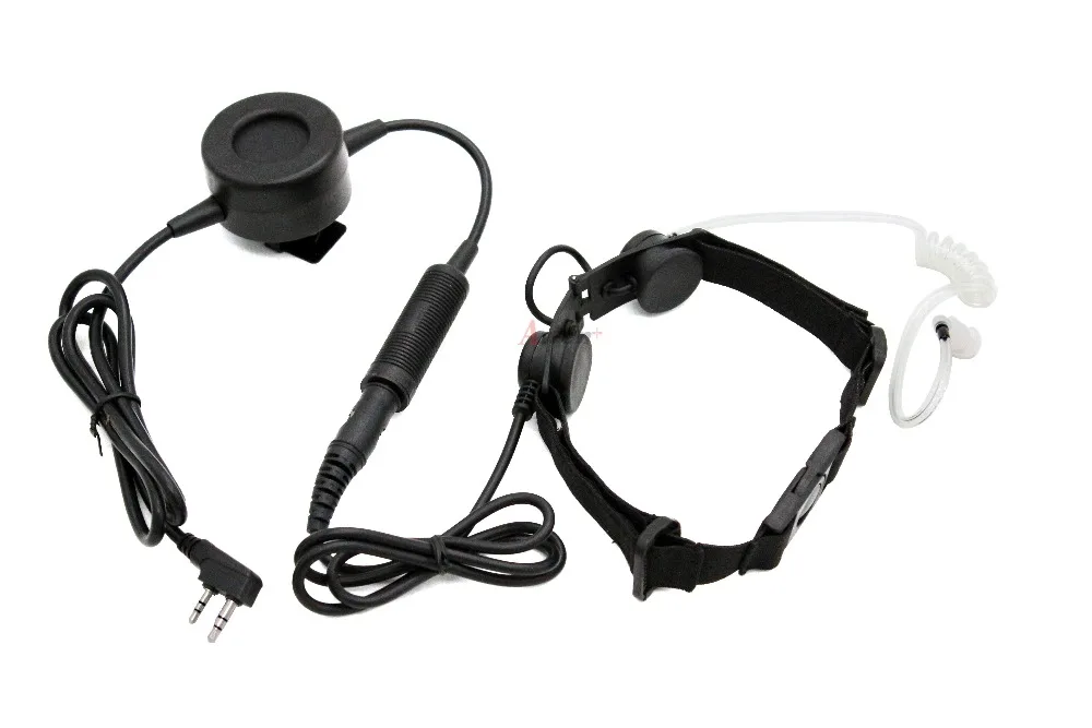 Z Tactical Throat Mic Z003 Headset with Waterproof PTT for BaoFeng