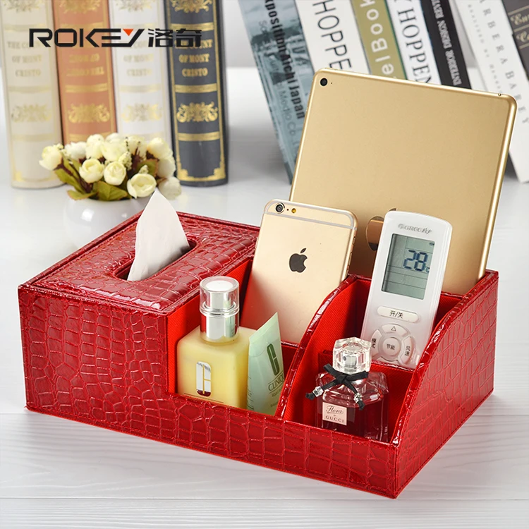 Schreibtisch Organizer Taschentuchbox Desktop Kosmetiktücherbox aus