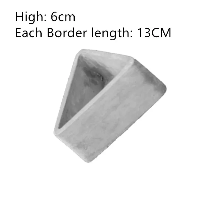 Big Concrete Flower Pot Molds for Garden Decoration Desktop Succulent Plants Cactus Pot Making Cement Planter Mold