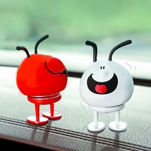 2 шт./компл. автомобильный орнамент ABS Декор прыгающая собака кукла автомобильный Декор интерьера игрушки украшения Симпатичные авто аксессуары креативный подарок