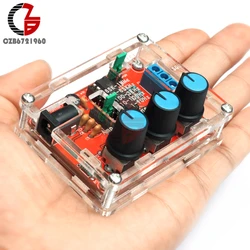 Enhanced Function Signal Generator DIY Kit with Acrylic Protective Case featuring Sine, Triangle, and Square Waves