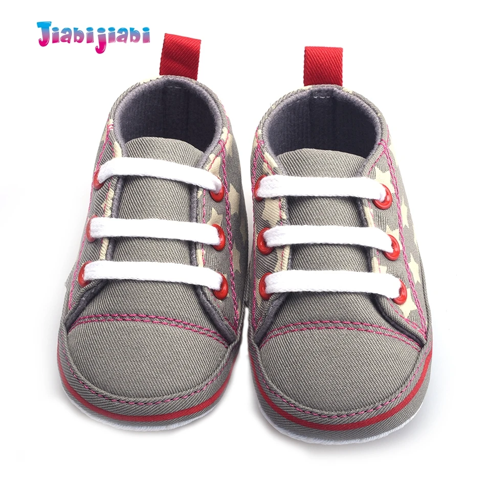 

Toddler Boys Girls Fashion Prewalkers Infant Star Pattern first walkers Spring Autumn Newborn Single Shoes zapatos bebes 4 Color