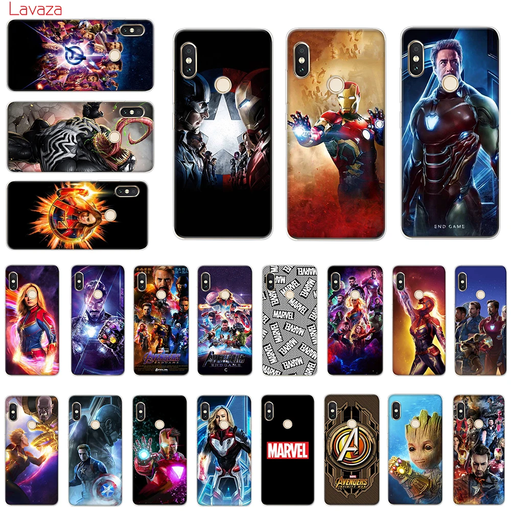 

Lavaza Marvel MCU Avengers Endgame Hard Case for POCOPHONE F1 for Xiaomi A2 8 9 SE Lite A1 Max 3 for Redmi Note 7 Pro Cover