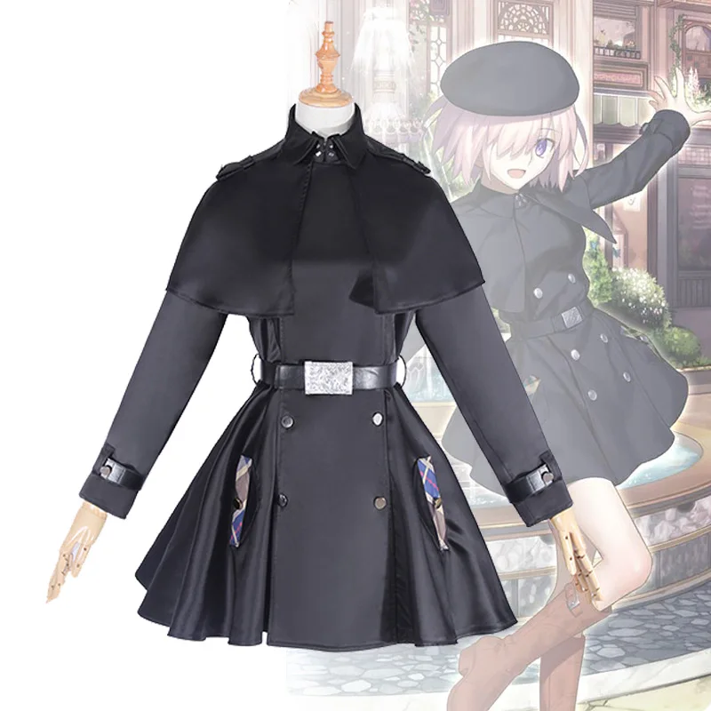 2018 New Japanese Game Fate Grand Order Mash Kyrielight Cosplay Costume Devil Saber Evil Suits Costumes | Тематическая одежда и