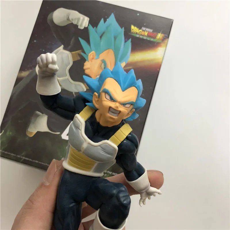 Dragon Ball Z темно-синяя Gogeta Goku Vegeta Ultimate Soldier Movie Ver. Против Супер броли битва ПВХ экшн-фигурка Драконий жемчуг зет 23 см